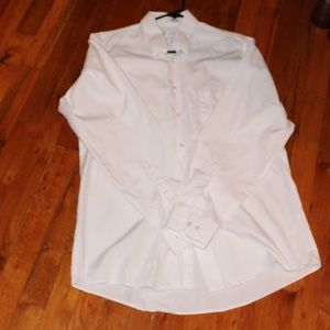 White Van Heusen Men Dress Shirt N15.5 A34/35